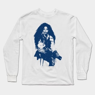 80s Vintage Janet Jackson Long Sleeve T-Shirt